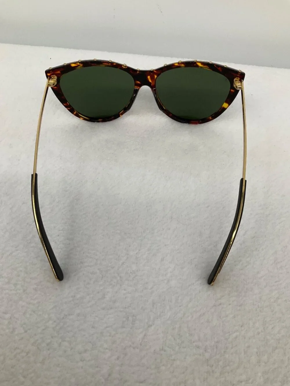 Louis Vuitton La Boum Cat-Eye Sunglasses Z1038E Noir Black studded frame